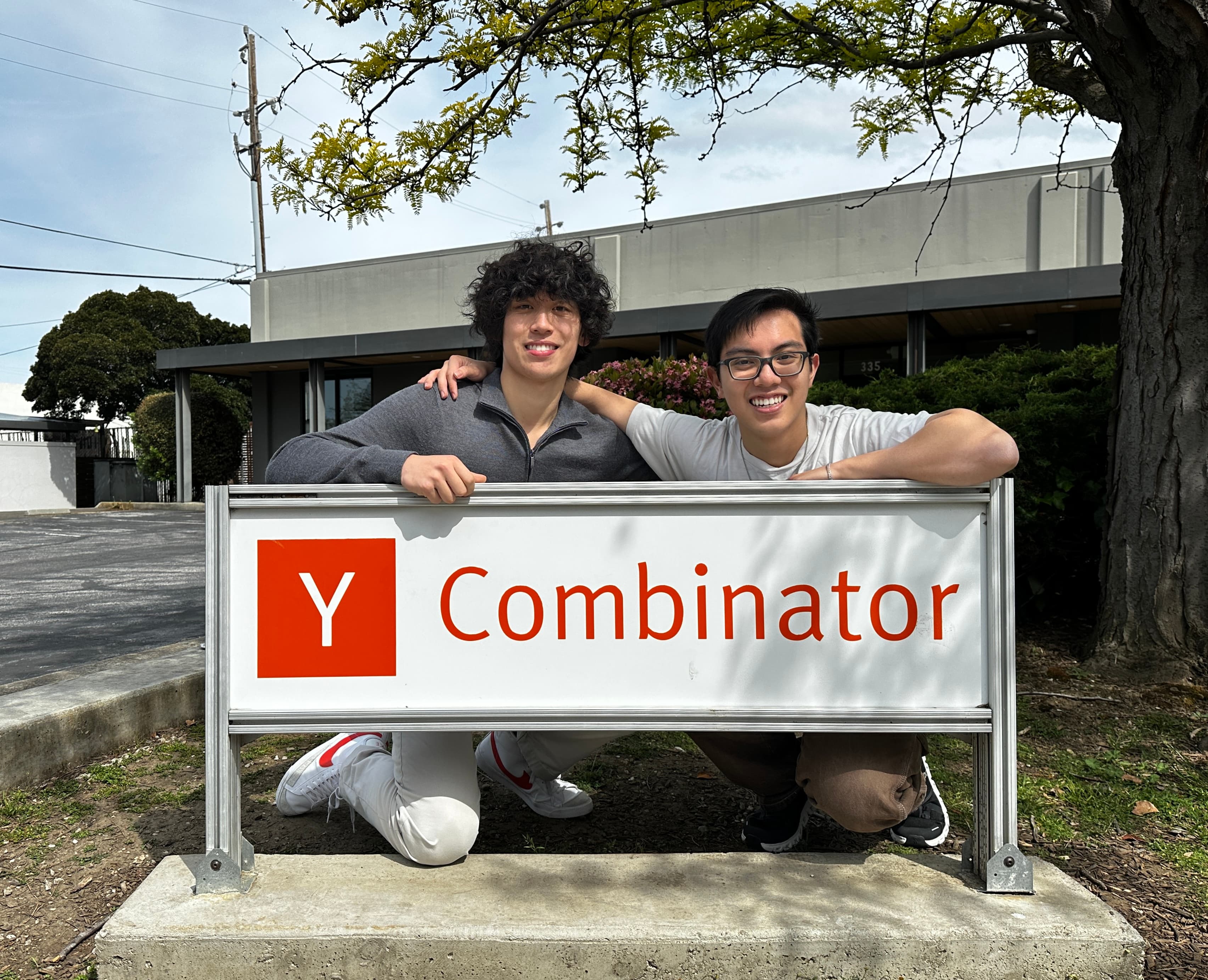 Dylan and George, founders of Code Four